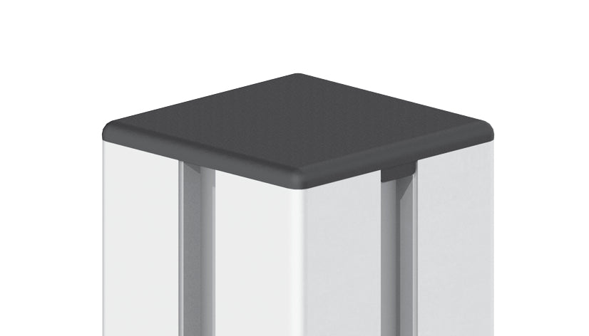 Abdeckkappe B10 60x60 schwarz