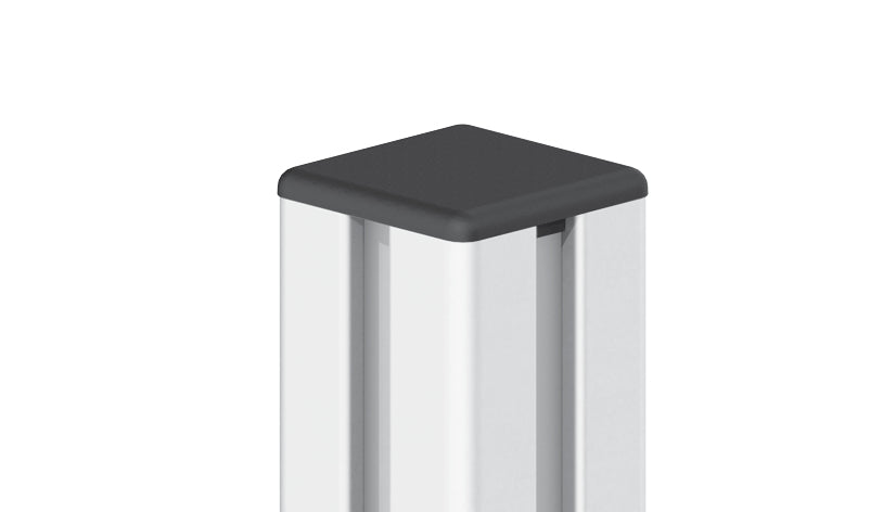 Abdeckkappe I8 40x40 schwarz