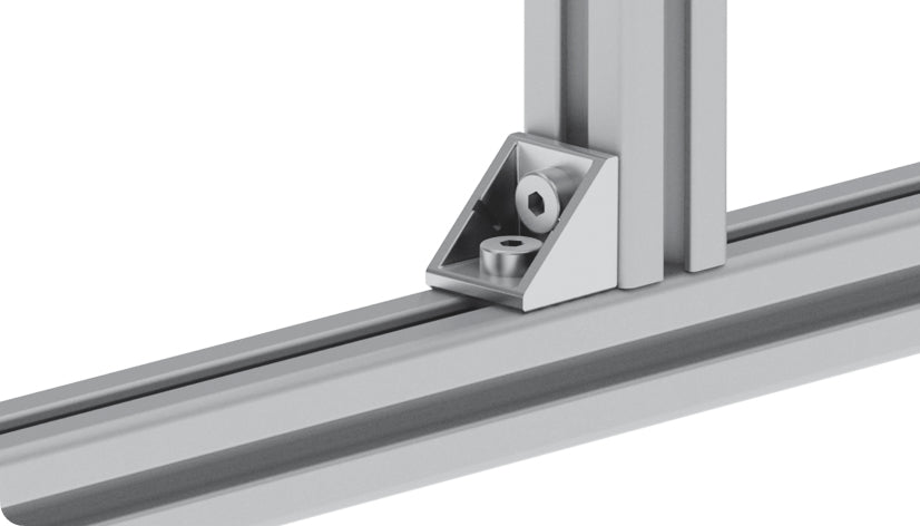 Aluwinkel 30x30 Nut 8B blank
