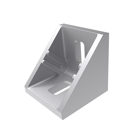 Zinkwinkel 30x30 Nut 6I pulverbes inkl.Befestigungsmaterial, Abdeckkappe schwarz