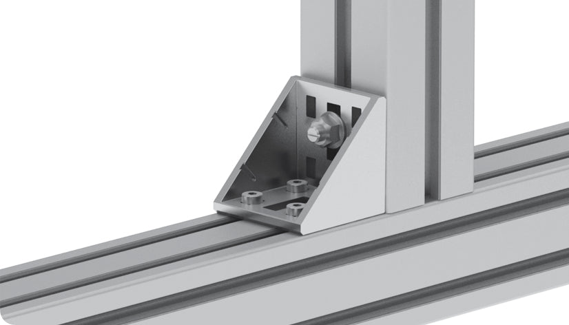 Aluwinkel 60x60 Nut 10B blank