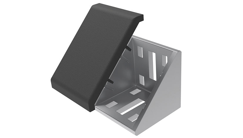 Abdeckkappe für Aluwinkel 57x57