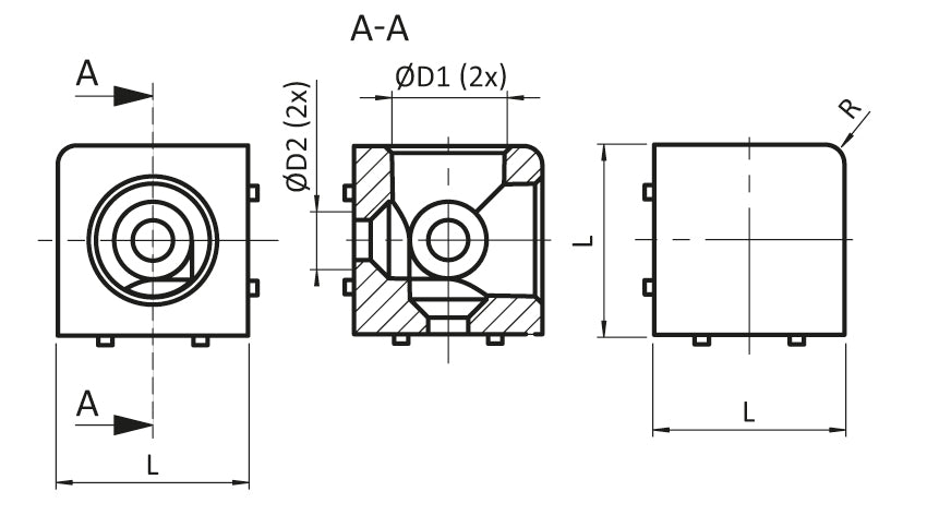 Würfelbinderset 30 B8 2D blank