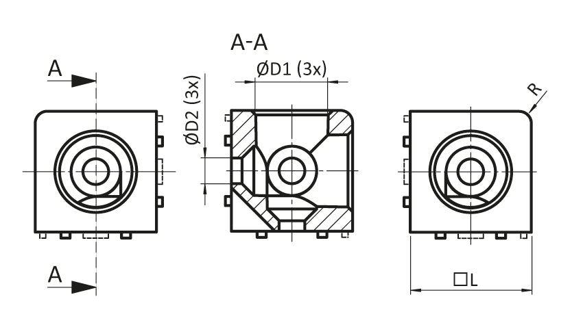 Würfelbinderset  40 B10 3D blank