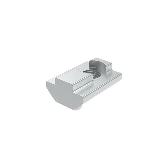 Nutenstein mit Steg  I8  schwer M8 verzinkt